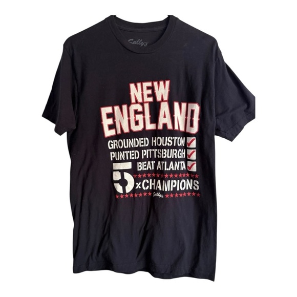 Sully’s New England Patriots 5 X Champion T Shirt - Picture 2 of 4